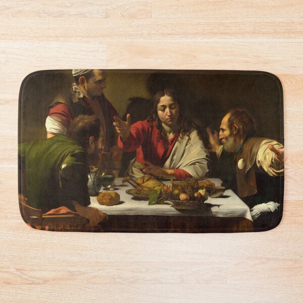 Item preview, Supper at Emmaus - (1602) Caravaggio designed and sold by Vintage Designs +.
