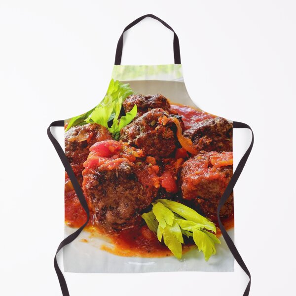 Artikelvorschau, Italienische Fleischbällchen Tomaten Küche Food Decor entworfen und verkauft von Wizardofpizza.