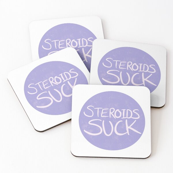 Item preview, Steroids Suck Prednisolone Prednisone Autoimmune Chronic Illness Badge Button designed and sold by toolazytobegoth.