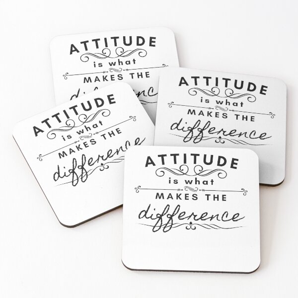 Item preview, Attitude Is What Makes The Difference designed and sold by BeBetterDaily.