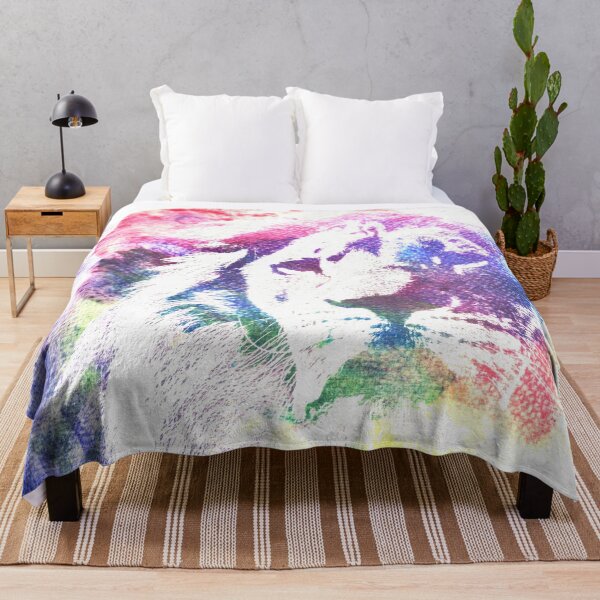 Aperçu de l'œuvre Art peint Lion créée et vendue par cutecrazytshirt.
