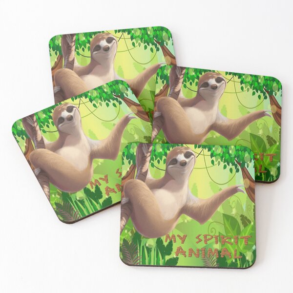 Item preview, My Spirit Animal - Sloth designed and sold by Crazy-Leo.