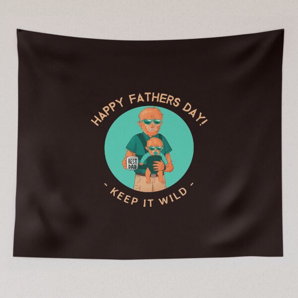 Item preview, Wolf Best Dad. Happy Fathers Day. Keep it wild. designed and sold by Evartdesign.