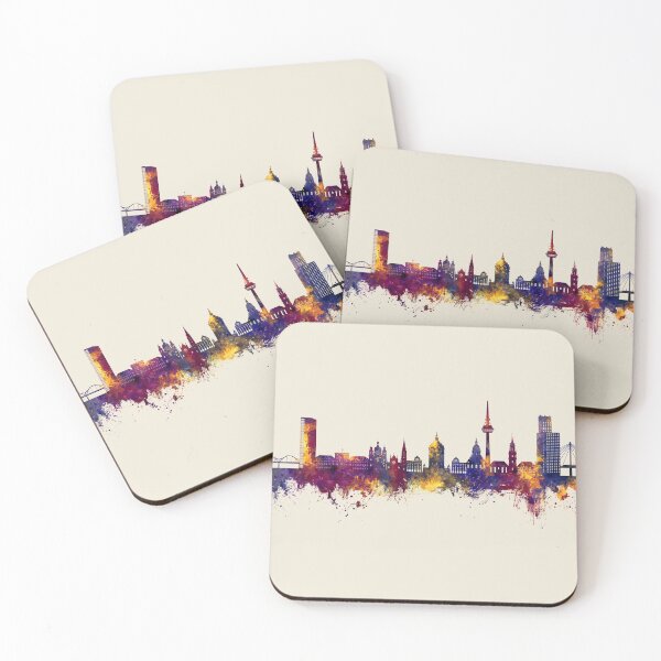 Item preview, Mannheim Germany Skyline designed and sold by ArtPrints.
