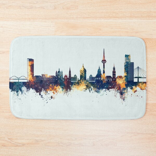 Item preview, Mannheim Germany Skyline designed and sold by ArtPrints.