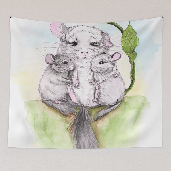 Item preview, Chinchilla mother love designed and sold by camarocaro.