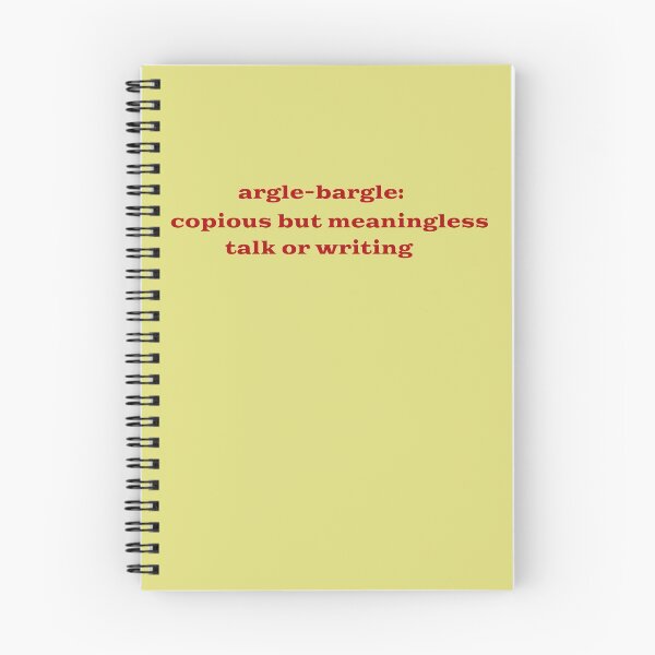 Item preview, argle-bargle: copious but meaningless talk or writing designed and sold by Wyman Brent.