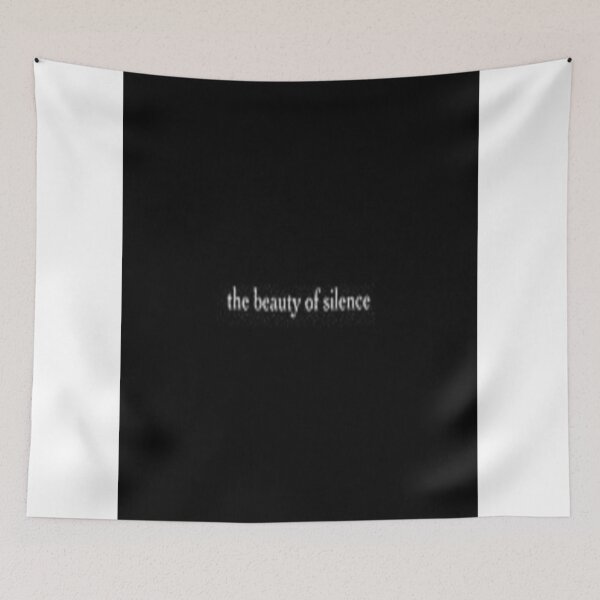 Item preview, the beauty of silence -quote designed and sold by shopvision.