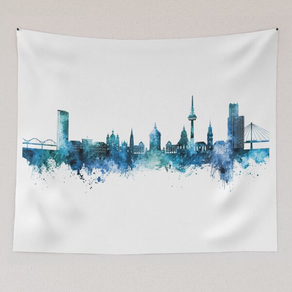 Item preview, Mannheim Germany Skyline designed and sold by ArtPrints.