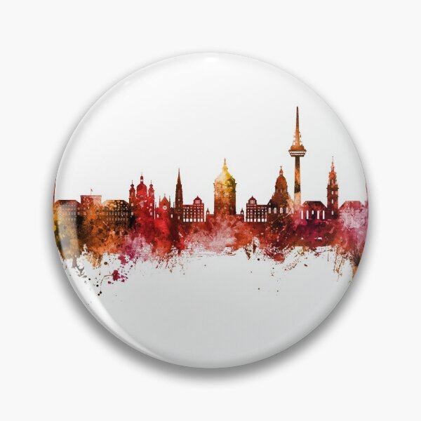 Item preview, Mannheim Germany Skyline designed and sold by ArtPrints.
