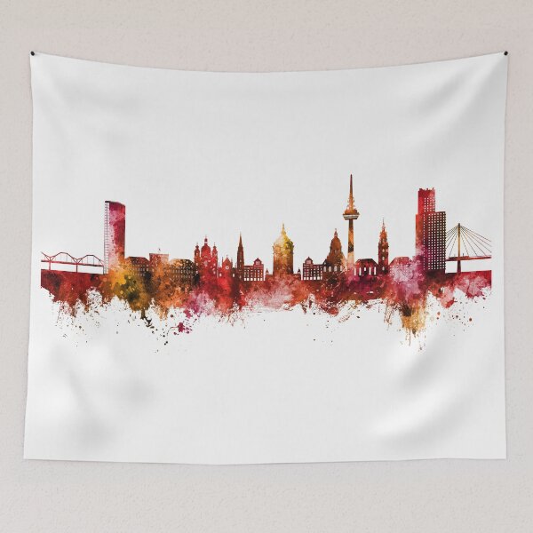Item preview, Mannheim Germany Skyline designed and sold by ArtPrints.
