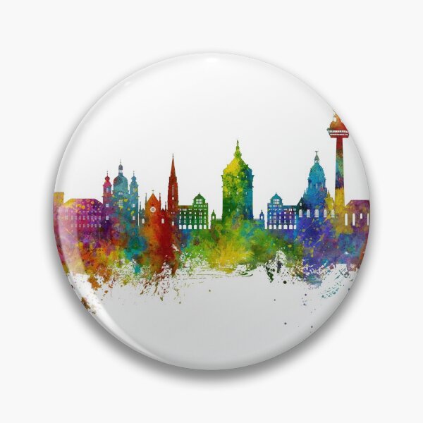 Item preview, Mannheim Germany Skyline designed and sold by ArtPrints.