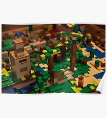 Minecraft Legos Poster