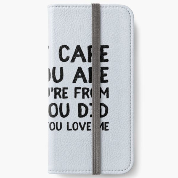 Tant que tu m'aimes Backstreet Boys Étui portefeuille iPhone