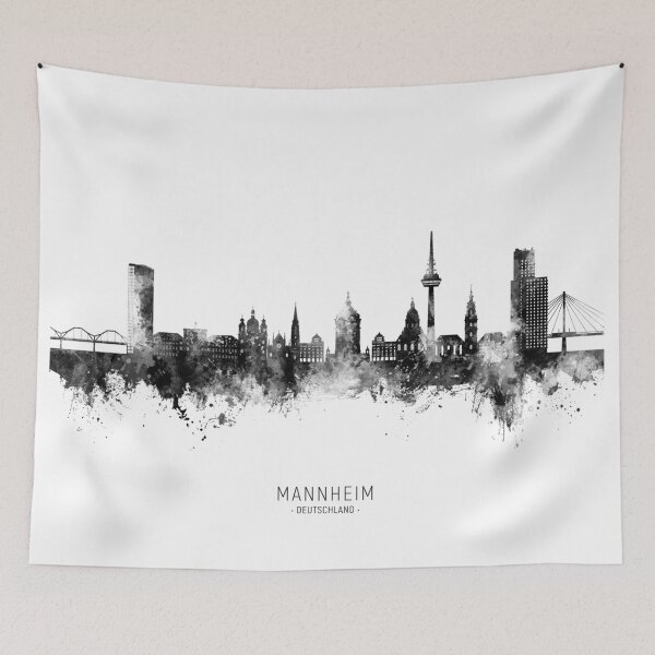 Item preview, Mannheim Germany Skyline designed and sold by ArtPrints.