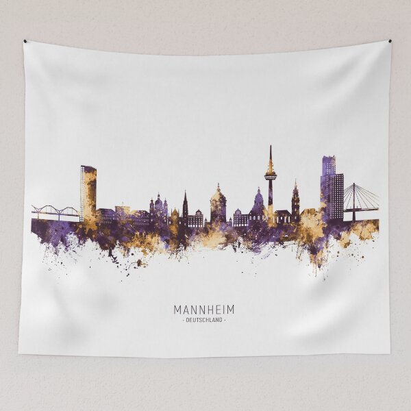 Item preview, Mannheim Germany Skyline designed and sold by ArtPrints.