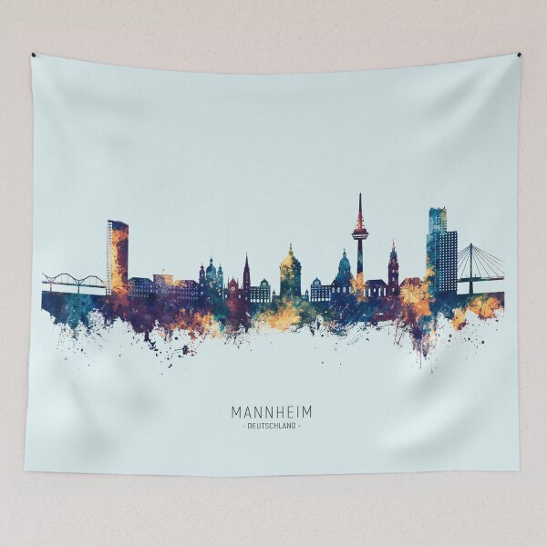 Item preview, Mannheim Germany Skyline designed and sold by ArtPrints.