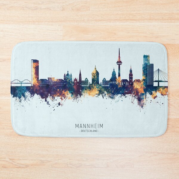 Item preview, Mannheim Germany Skyline designed and sold by ArtPrints.