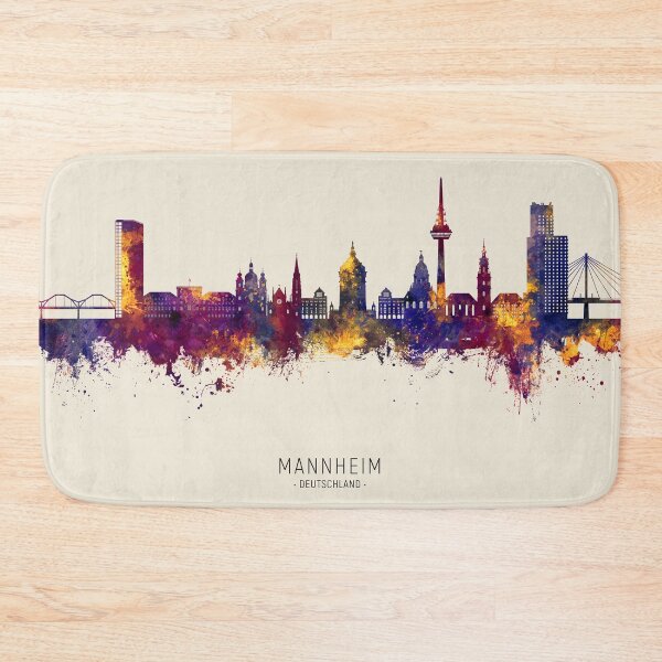 Item preview, Mannheim Germany Skyline designed and sold by ArtPrints.