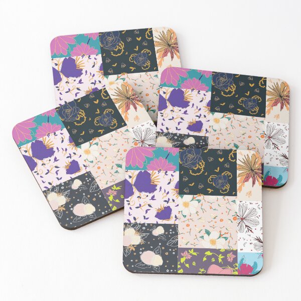 Item preview, Flowers patchwork  designed and sold by Titi-Titi.