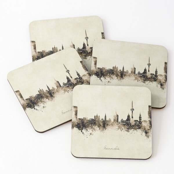 Item preview, Mannheim Germany Skyline designed and sold by ArtPrints.