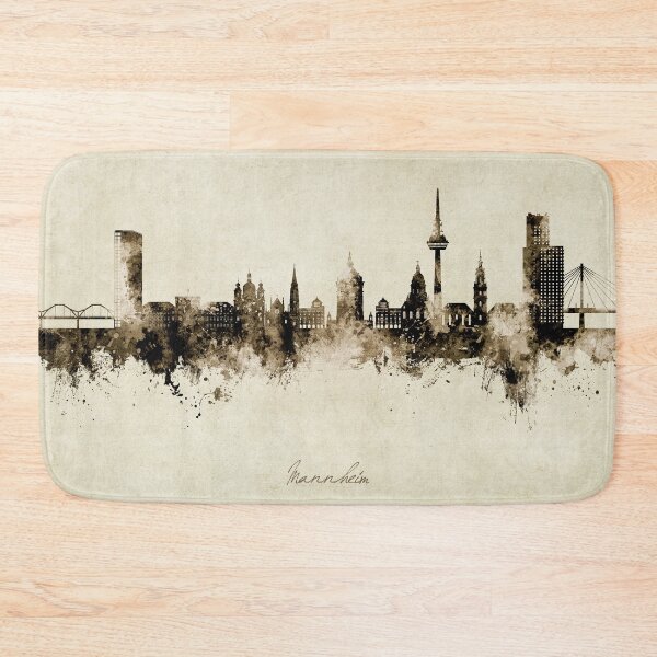 Item preview, Mannheim Germany Skyline designed and sold by ArtPrints.