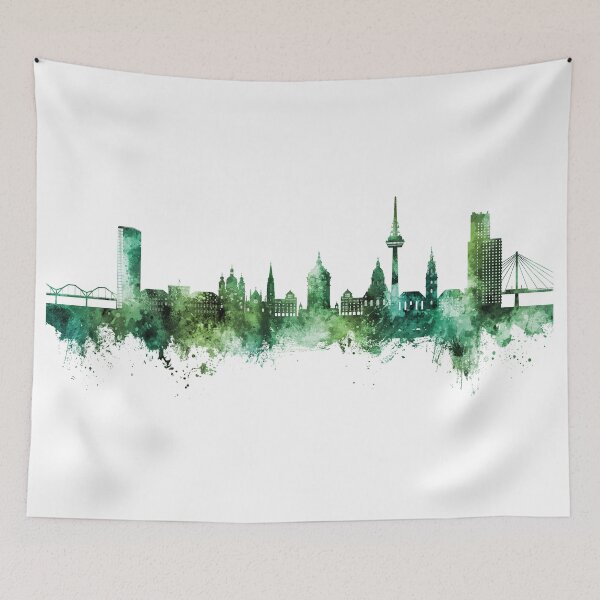 Item preview, Mannheim Germany Skyline designed and sold by ArtPrints.