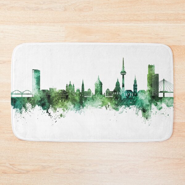 Item preview, Mannheim Germany Skyline designed and sold by ArtPrints.