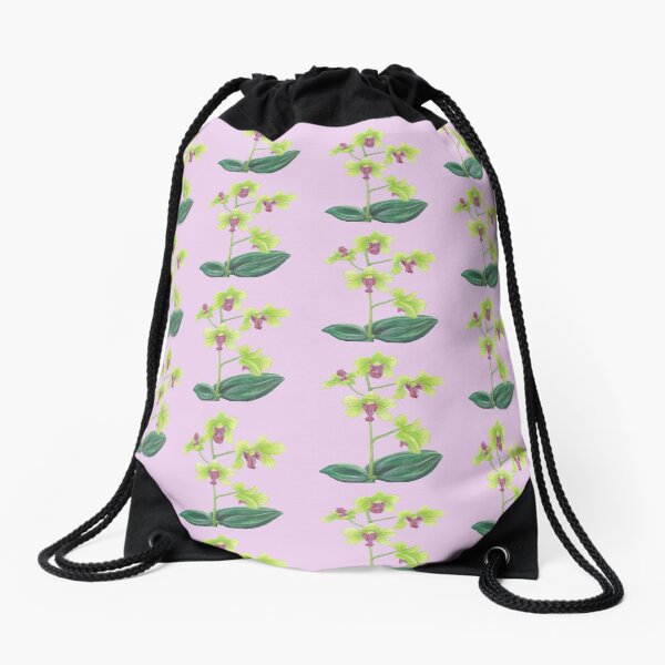Orchid Drawstring Bag