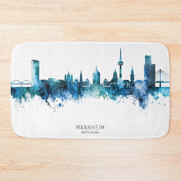 Item preview, Mannheim Germany Skyline designed and sold by ArtPrints.