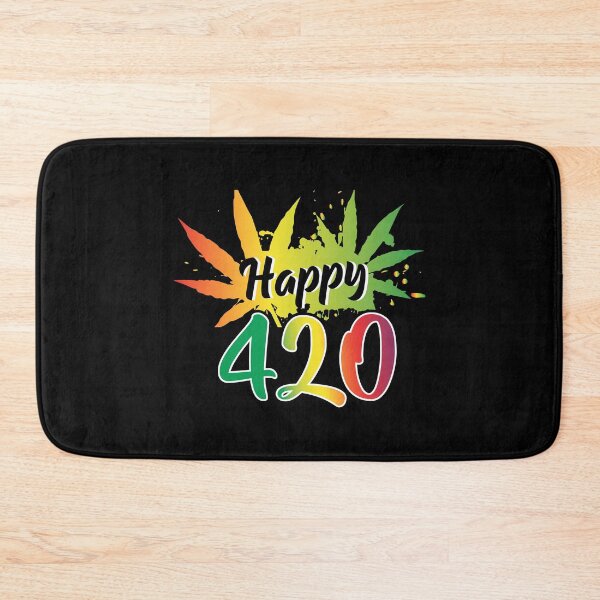Item preview, Happy 420 Cannabis T-Shirt Design designed and sold by TeesHunt21.