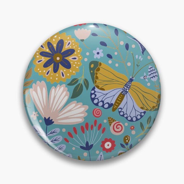 Item preview, Seamless Pattern Floral and Butterfly designed and sold by GeeHanz.