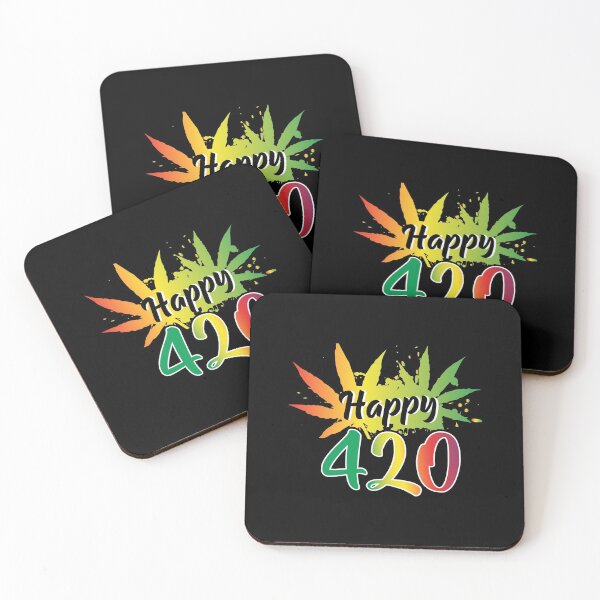 Item preview, Diseño de camiseta Happy 420 Cannabis designed and sold by TeesHunt21.
