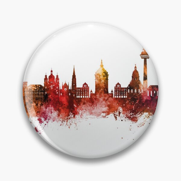 Item preview, Mannheim Germany Skyline designed and sold by ArtPrints.