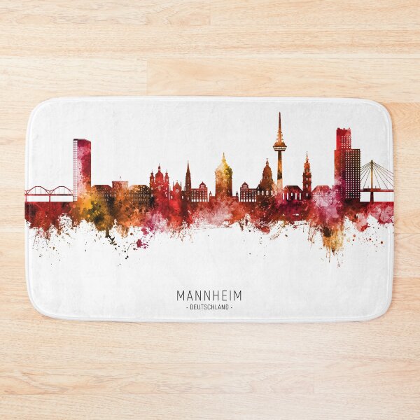 Item preview, Mannheim Germany Skyline designed and sold by ArtPrints.