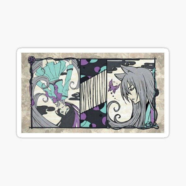 Nanami y Tomoe de Kamisama Kiss Pegatina