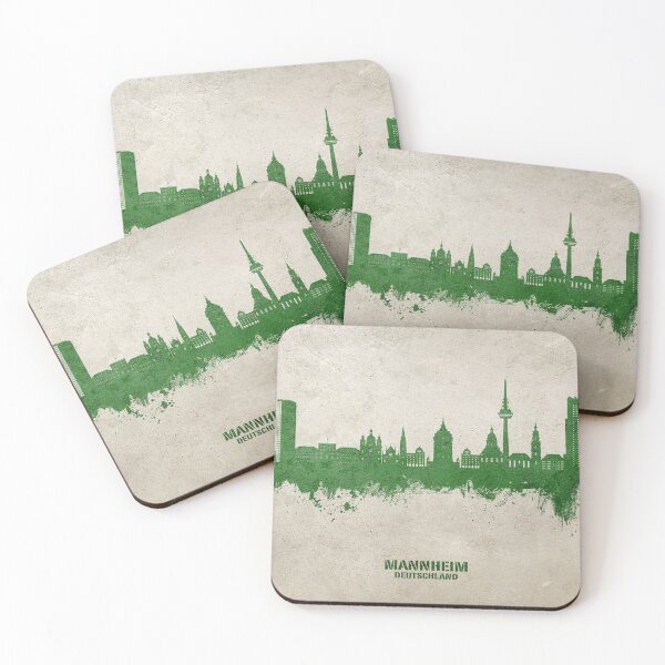 Item preview, Mannheim Germany Skyline designed and sold by ArtPrints.