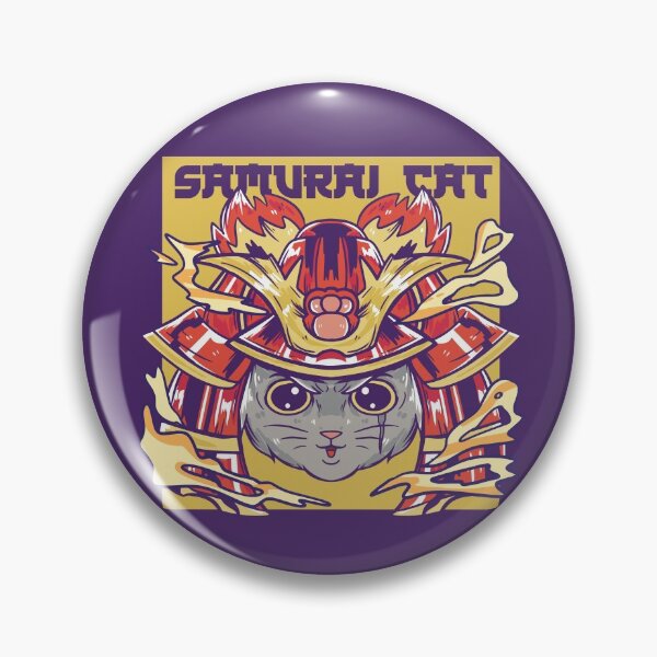 Item preview, Samurai Cat designed and sold by ParadiseNara.