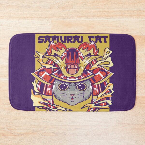 Item preview, Samurai Cat designed and sold by ParadiseNara.