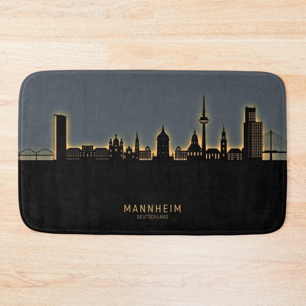 Item preview, Mannheim Germany Skyline designed and sold by ArtPrints.