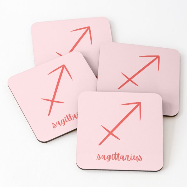 Item preview, minimalist sagittarius in red and pink designed and sold by neopop.