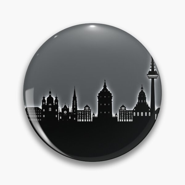 Item preview, Mannheim Germany Skyline designed and sold by ArtPrints.