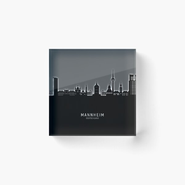 Item preview, Mannheim Germany Skyline designed and sold by ArtPrints.
