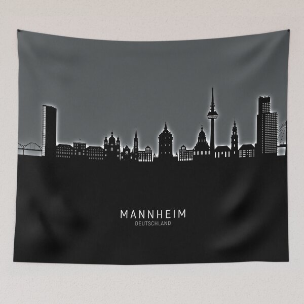 Item preview, Mannheim Germany Skyline designed and sold by ArtPrints.