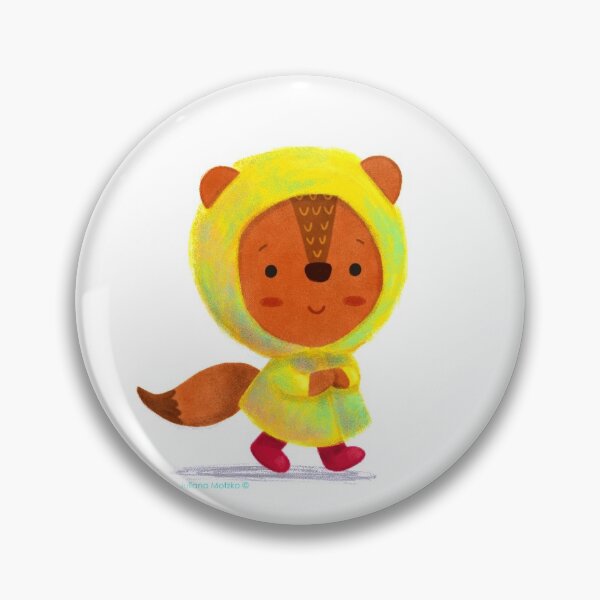 Item preview, Squirrel with Raincoat designed and sold by julianamotzko.