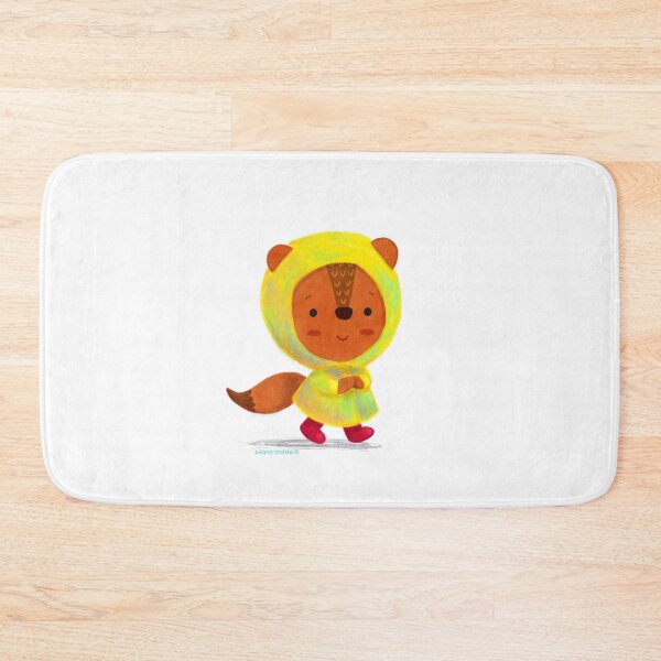 Item preview, Squirrel with Raincoat designed and sold by julianamotzko.