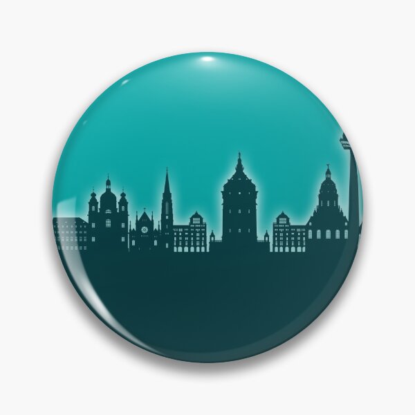 Item preview, Mannheim Germany Skyline designed and sold by ArtPrints.