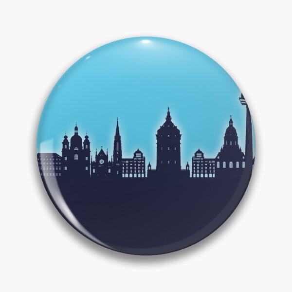 Item preview, Mannheim Germany Skyline designed and sold by ArtPrints.