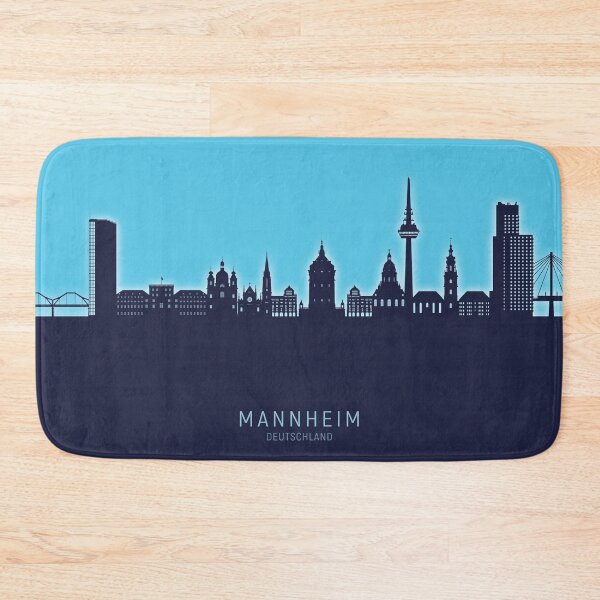 Item preview, Mannheim Germany Skyline designed and sold by ArtPrints.