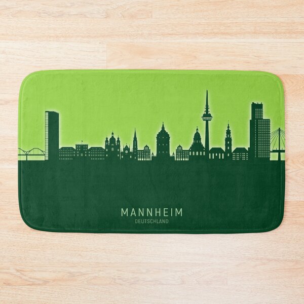 Item preview, Mannheim Germany Skyline designed and sold by ArtPrints.